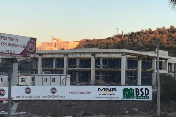 BODRUM FIAT ANA BAYİ İNŞAATI